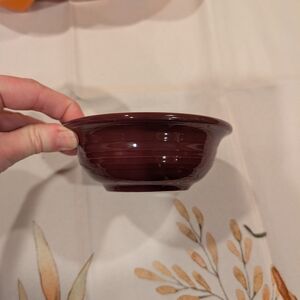 Fiestaware Claret Fruit/ Salsa Bowl